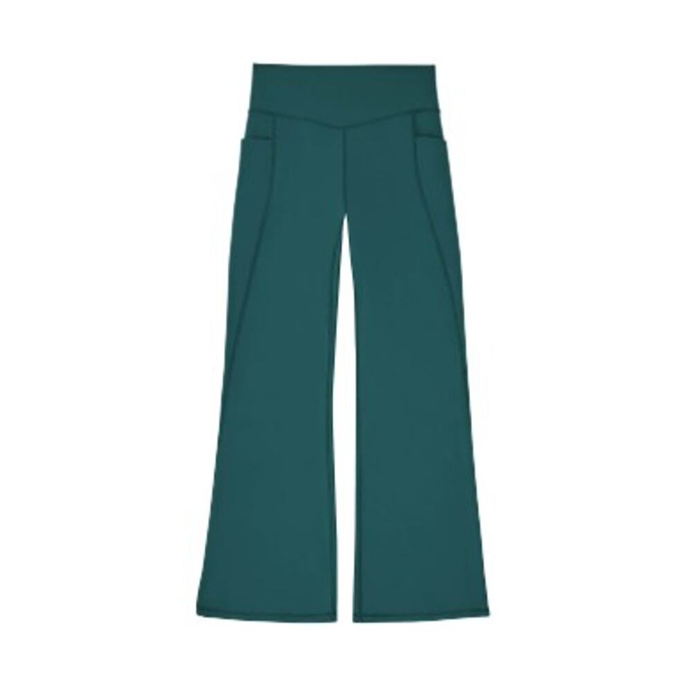 Women's Flare Yoga Pant Green Size S